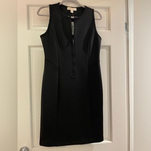Michael Kors Front-Zip Scuba Dress